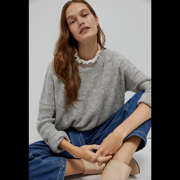 Anthropologie Keely Cable Knit Jumper 